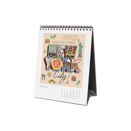 Calendario Escritorio 2025 12M - Around the World