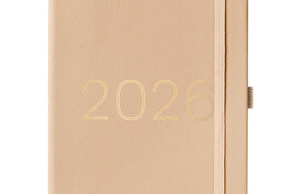 Agenda 2026 Mediana 12M Sem Vista - Caramelo