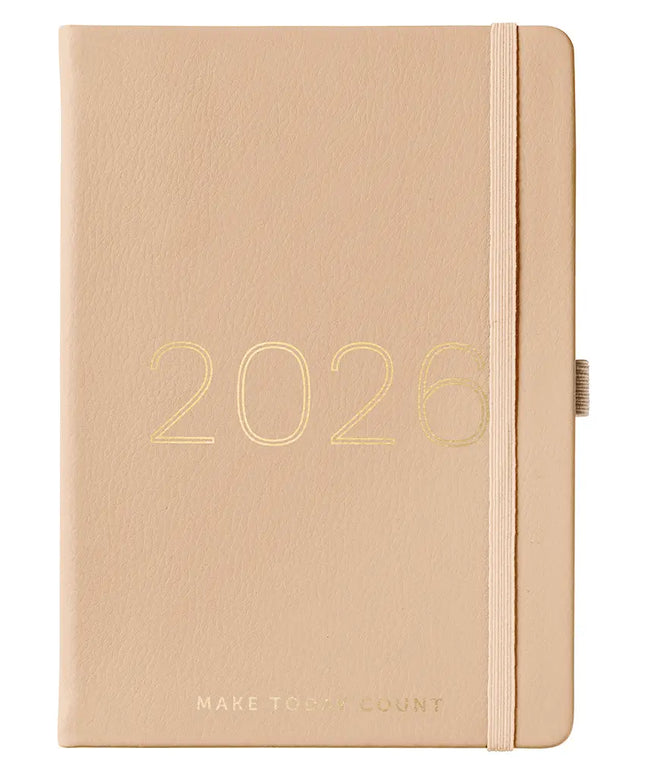 Agenda 2026 Mediana 12M Sem Vista - Caramelo