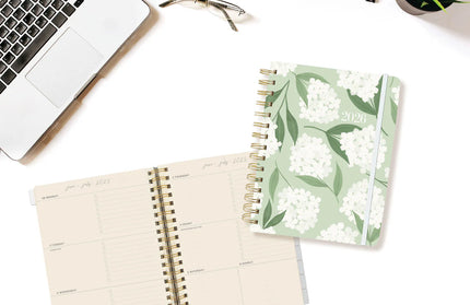 Agenda 2026 18M Semanal Anillado A5 - Hydrangea