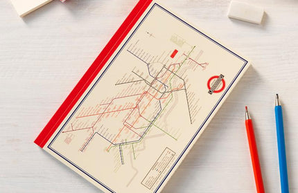 Libreta Mediana Composición - Tube Map