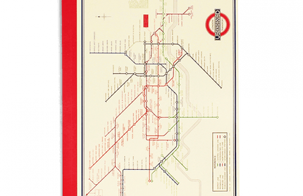 Libreta Mediana Composición - Tube Map
