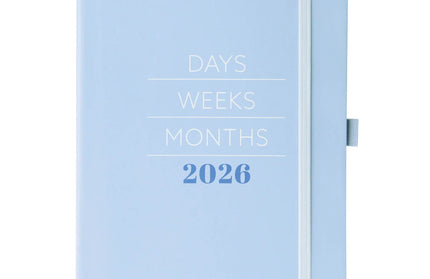 Agenda 2026 18M Semanal A5 - Blue Modern
