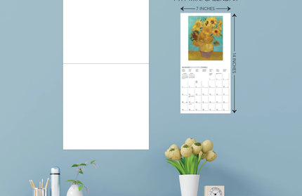 Calendario 2026 Pared Mini 12M - Van Gogh