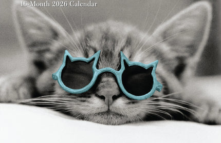 Calendario 2026 Pared 12M - Classic Cats