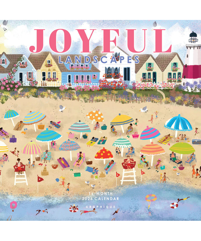 Calendario 2026 Pared Mini 12M - Joyful Landscapes