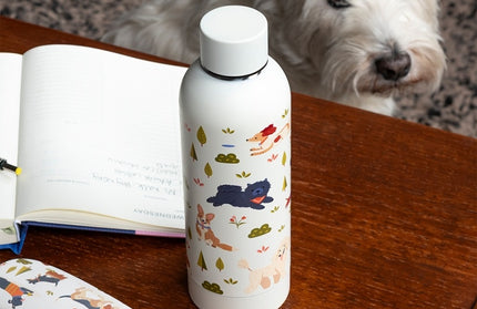 Botella Acero Inoxidable 500 ml - Perritos
