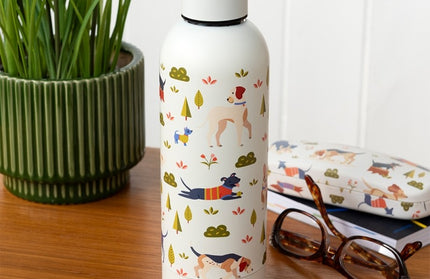 Botella Acero Inoxidable 500 ml - Perritos
