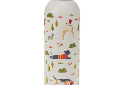 Botella Acero Inoxidable 500 ml - Perritos