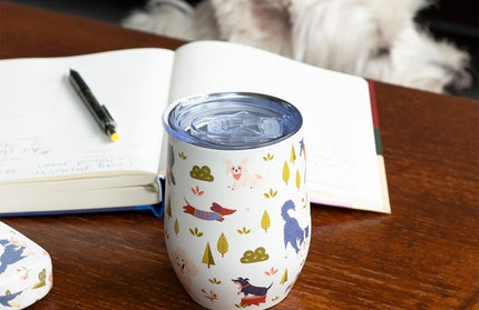 Mug Acero Inoxidable 350 ml - Perritos