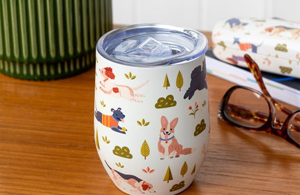 Mug Acero Inoxidable 350 ml - Perritos