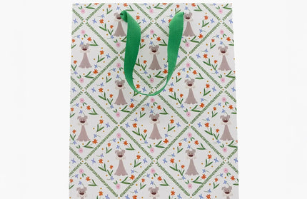 Bolsa Regalo Grande - Perro Floral