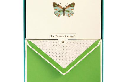 Set de 10 Tarjetas con Sobre - La Petite Presse Butterfly