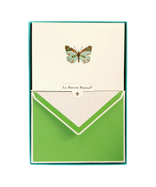 Set de 10 Tarjetas con Sobre - La Petite Presse Butterfly