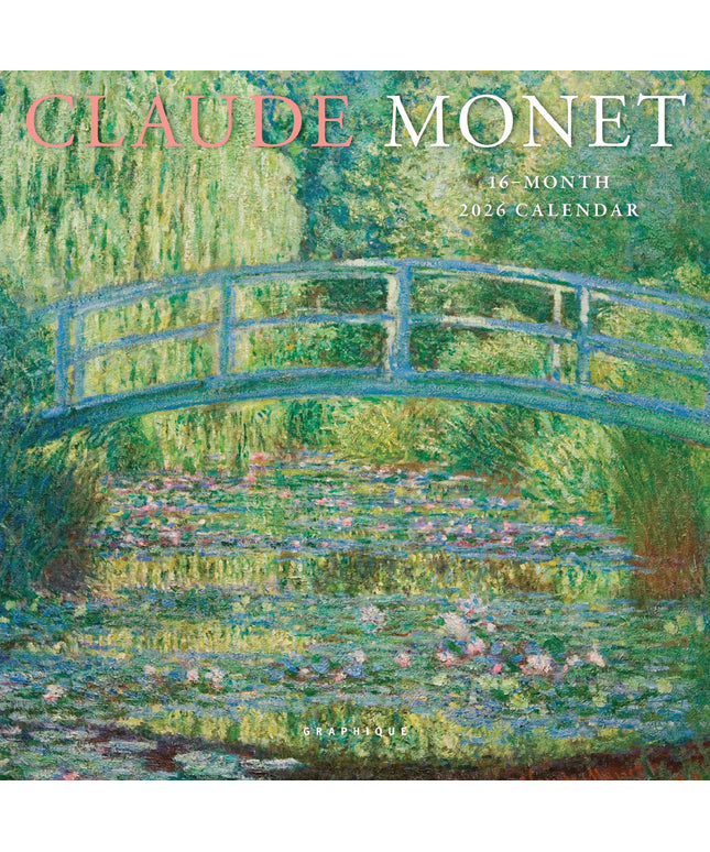 Calendario 2026 Pared Mini 12M - Monet