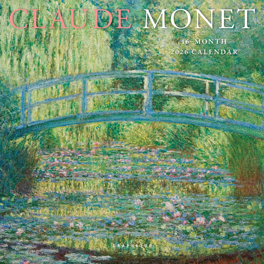 Calendario 2026 Pared Mini 12M - Monet