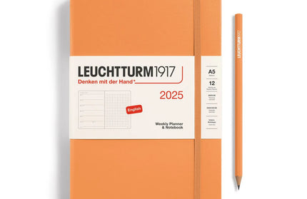 Agenda 2025 Mediana Sem Vista y Punteado 12M - Apricot