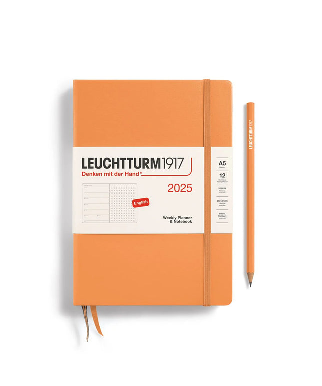 Agenda 2025 Mediana Sem Vista y Punteado 12M - Apricot