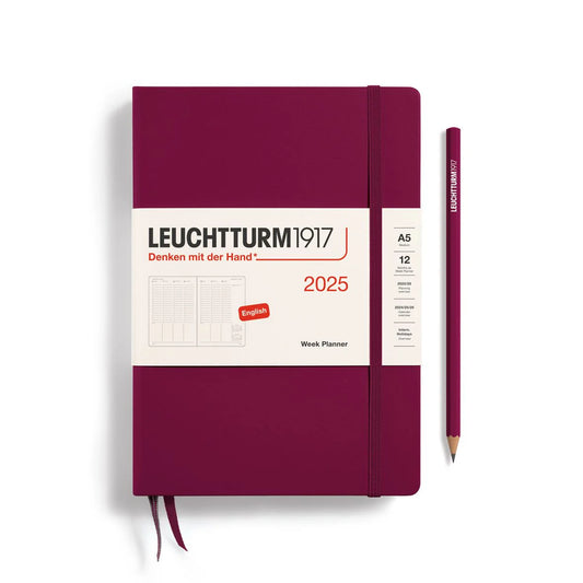 Agenda 2025 Mediana Sem Vertical 12M - Port Red