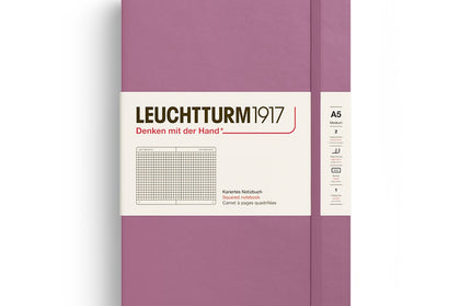 Libreta A5 Tapa Dura Cuadriculada - Dusty  Rose