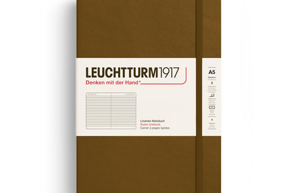 Libreta A5 Tapa Dura Composición - Spice Brown