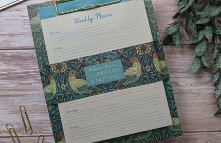 Portafolios con Clip - William Morris Birds