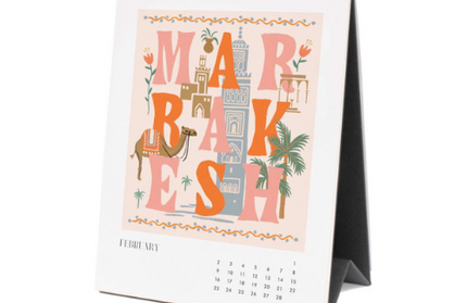 Calendario Escritorio 2025 12M - Around the World