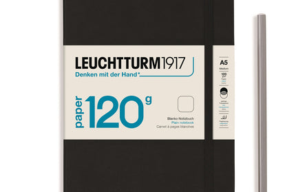 Libreta Mediana Tapa Dura Croquis 120gr - Black
