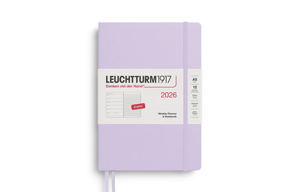 Agenda 2026 Mediana Sem Vista y Libreta 12M -Lila