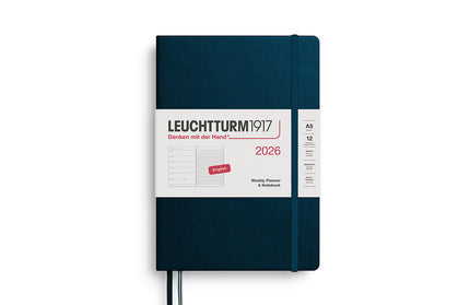 Agenda 2026 Mediana Sem Vista y Libreta 12M - Deep Sea