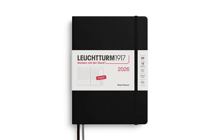 Agenda 2026 Mediana Sem Vista Vertical 12M - Negro