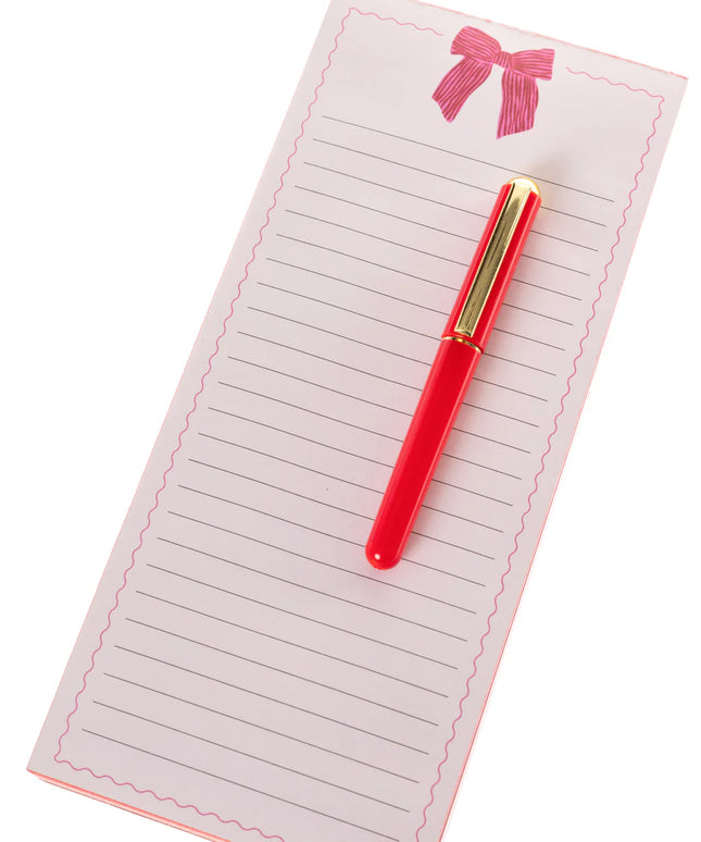 Block de Notas con Lapicero - Bow