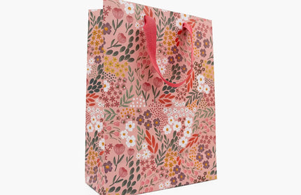 Bolsa Regalo Mediana - Flores Rosa