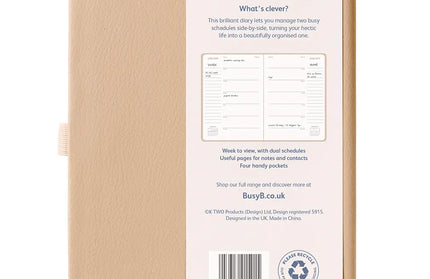 Agenda 2026 Mediana 12M Sem Vista - Caramelo