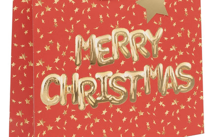 Bolsa Regalo Shopper Navidad Roja - Merry Christmas