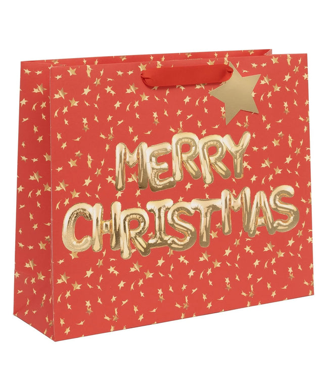 Bolsa Regalo Shopper Navidad Roja - Merry Christmas