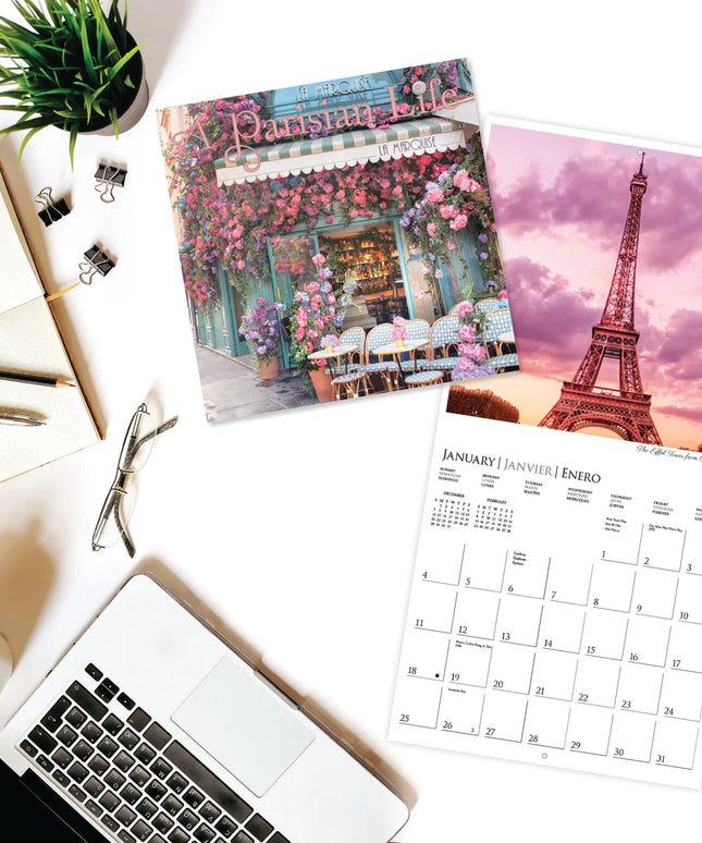 Calendario 2026 Pared Mini 12M - Parisian Life