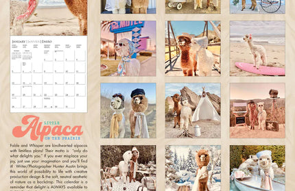 Calendario 2025 Pared 12M - Little Alpaca on the Prairie