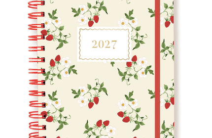 Agenda 2027 18M Semanal Anillado A5 - Frutillas