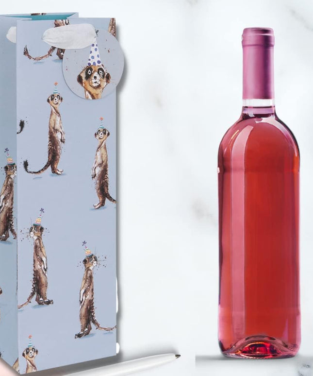 Bolsa Regalo Botella - Meerkats