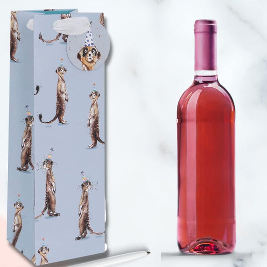 Bolsa Regalo Botella - Meerkats