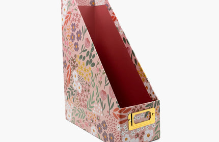 Revistero Escritorio - Flores Rosa