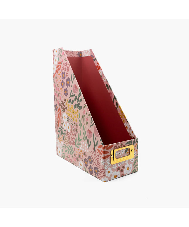 Revistero Escritorio - Flores Rosa