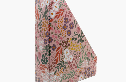 Revistero Escritorio - Flores Rosa