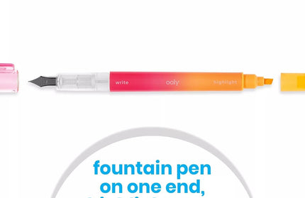 Lápiz Duo Pluma + Resaltador