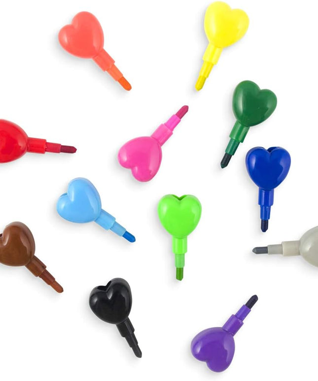 Lápiz Crayones Apilables Heart