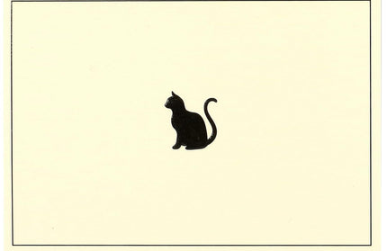 Caja Tarjetas y Sobres - Black Cat