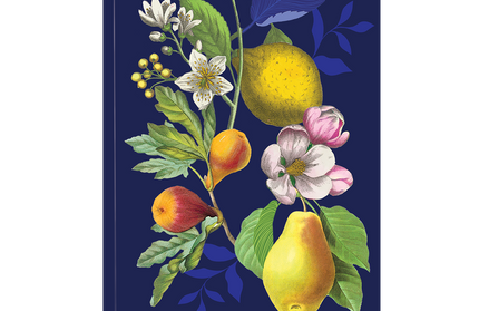 Libreta Tapa Blanda - Frutas Florales Vintage