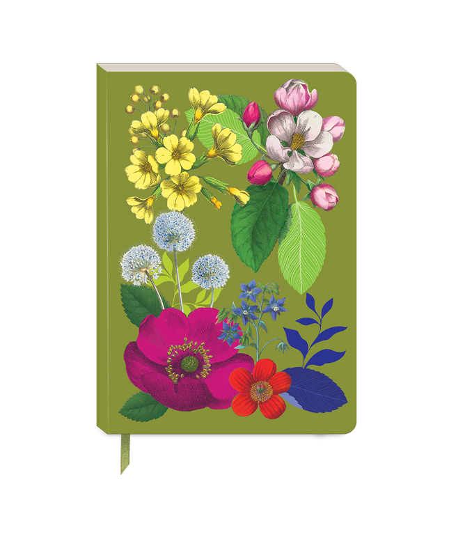 Libreta Tapa Blanda - Floral Vintage