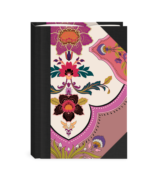 Libreta Troquelada - Renacimiento Multicolor Foil Dorado